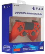 Sony Dualshock 4 v2 CUH-ZCT2E Красная лава