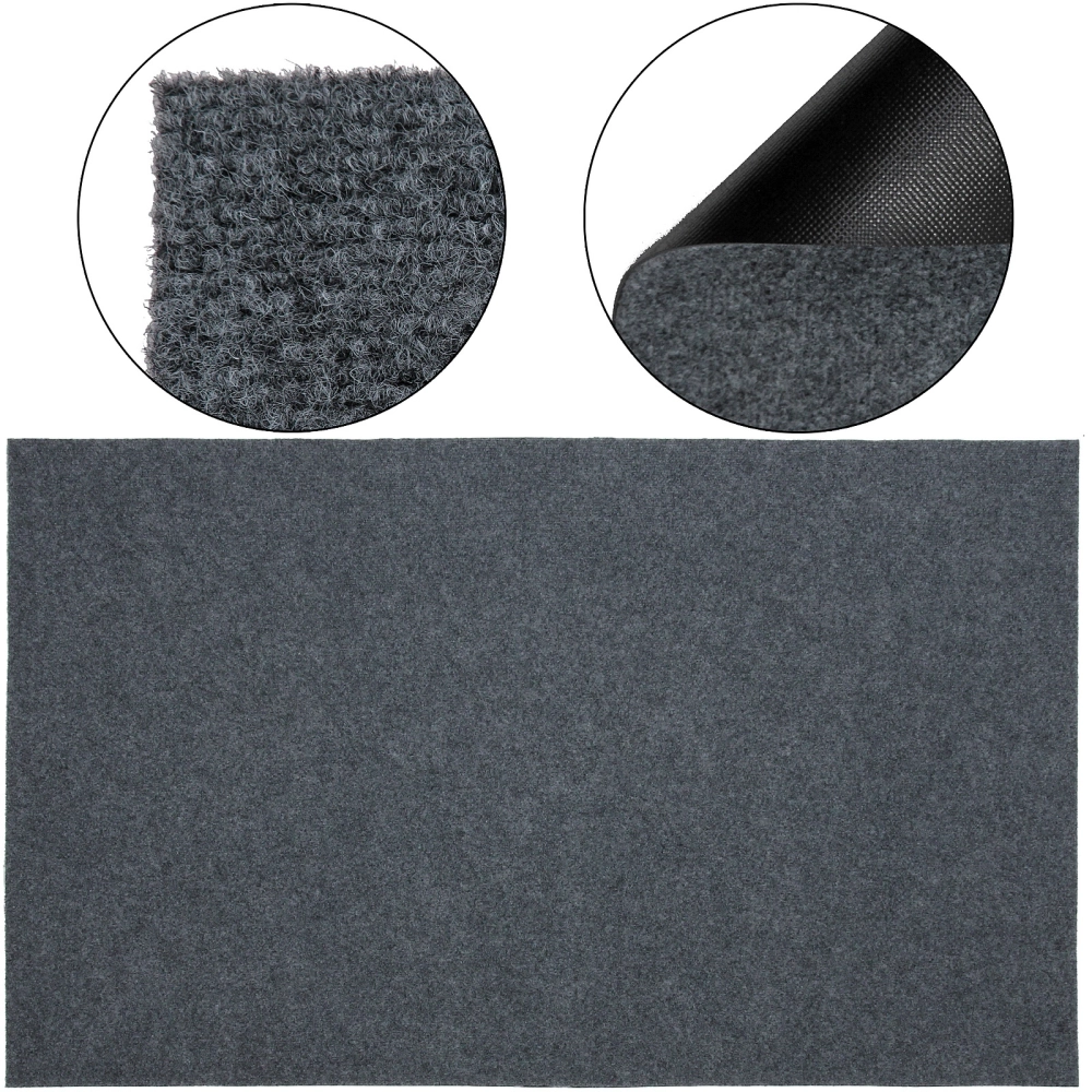 Коврик придверный 90*150см»Комфорт люкс» серый