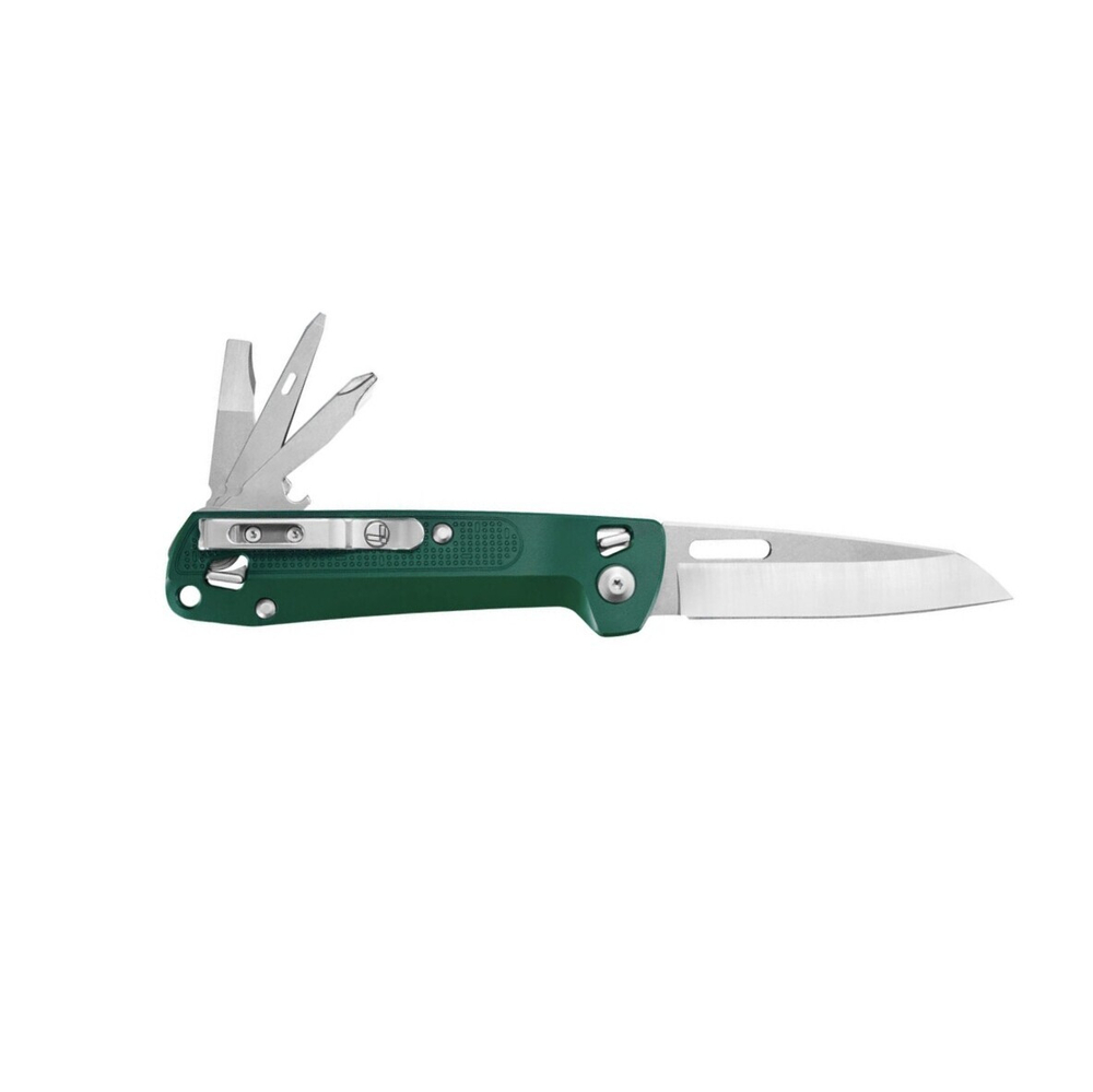 Мультитул Leatherman Free К2, 8 функций, зеленый