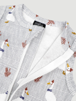 Песочник без рукавов Mjölk Sleep and Play Гуси