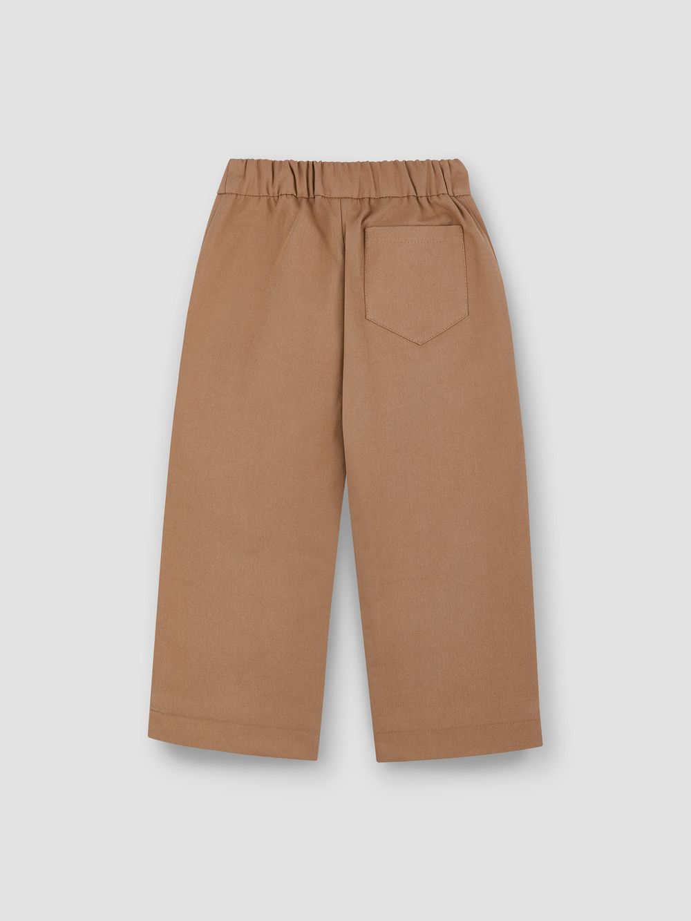 Брюки из денима на подкладке цвета мокко