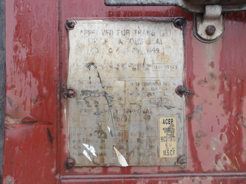 Контейнер 20 футов № GLDU2131309