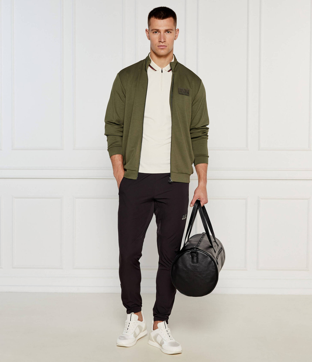 Худи EA7 - оливковый(6DPM83 PJZKZ)