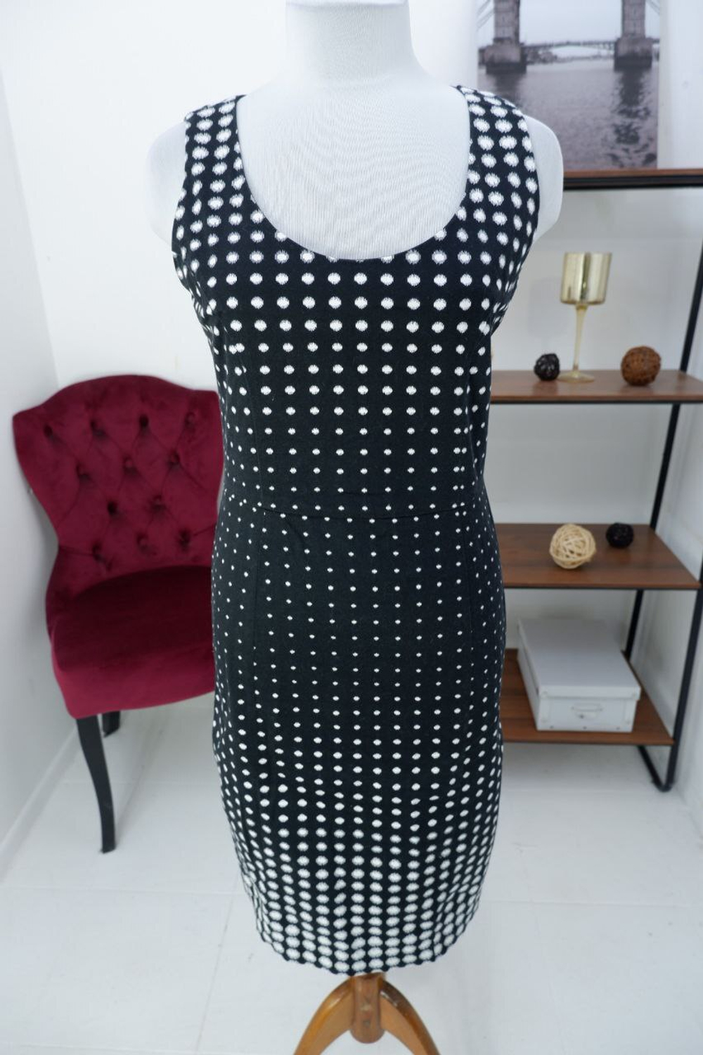 Платье Sela хлопковое стильное 46 размер