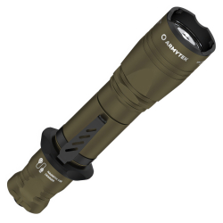 Фонарь Armytek Dobermann Pro Magnet USB Olive XHP35 HI тёплый — высокая яркость и дальность света: 1400 люмен и дальность до 363 метров