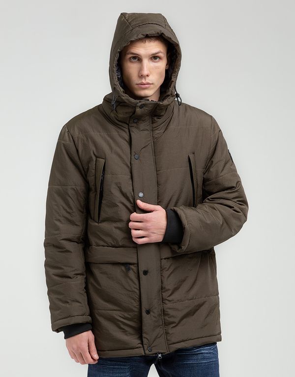 Куртка We Don’t Care Long Puffer Jacket Olive - фото 5