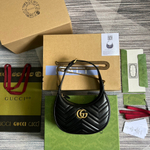 Gucci GG Marmont Half-Moon-Shaped Bag