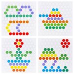 Сортер-мозаика развивающий деревянный с шариками, 3 в 1, по методу Монтессори, BRAUBERG KIDS, 665247