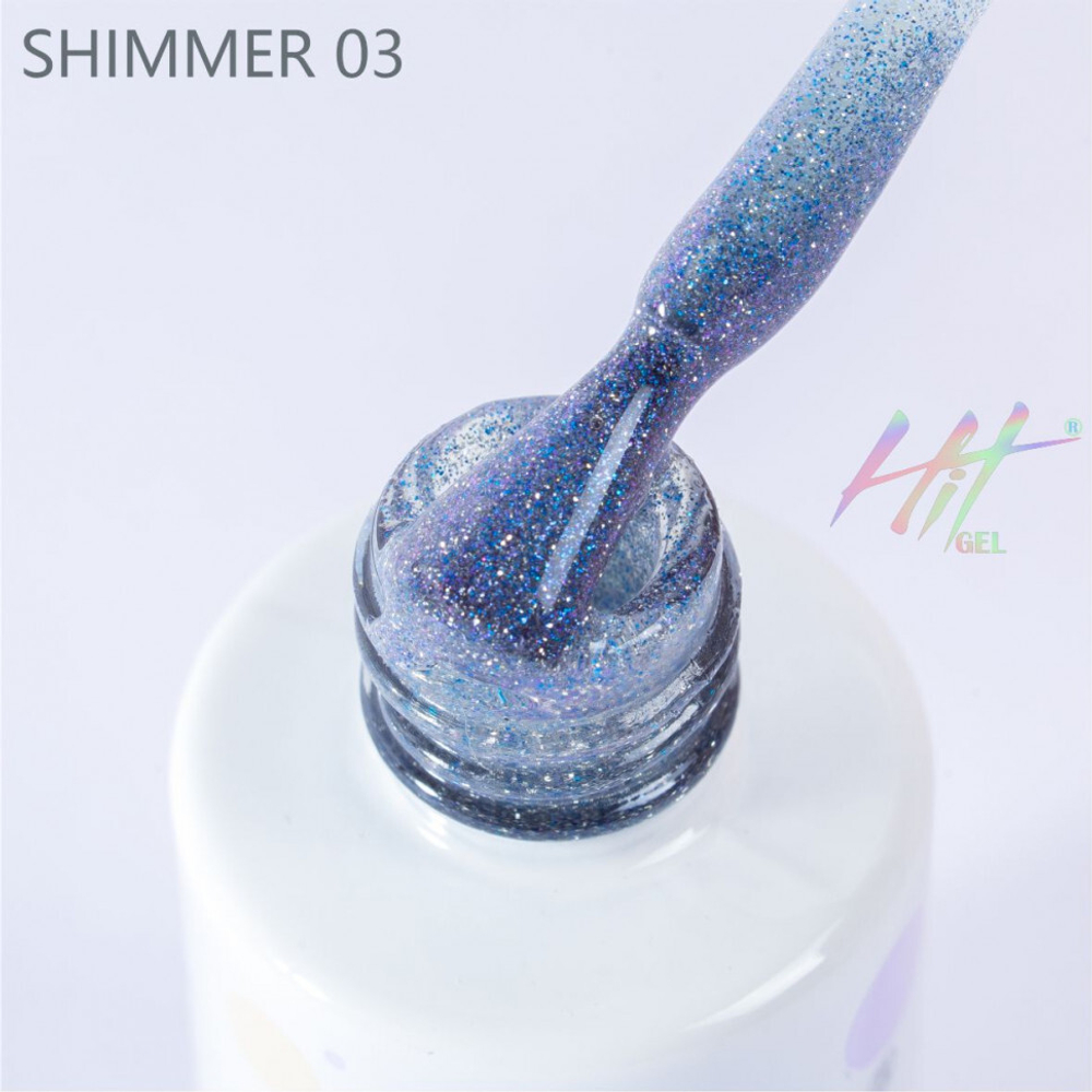 Гель-лак ТМ "HIT gel" №03 Shimmer, 9 мл