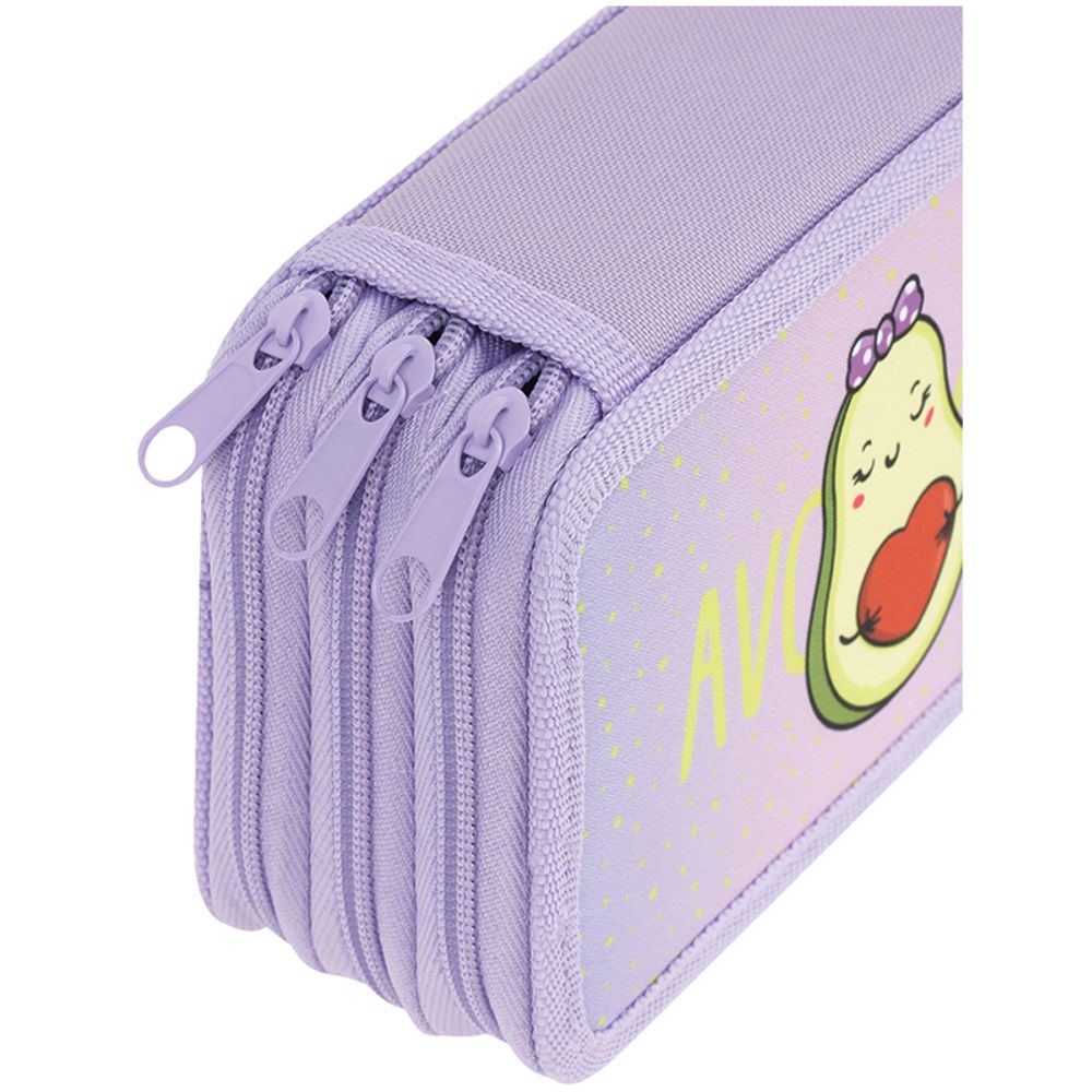 Пенал 3 отделения, 190*110 ArtSpace "Avocado", ткань
