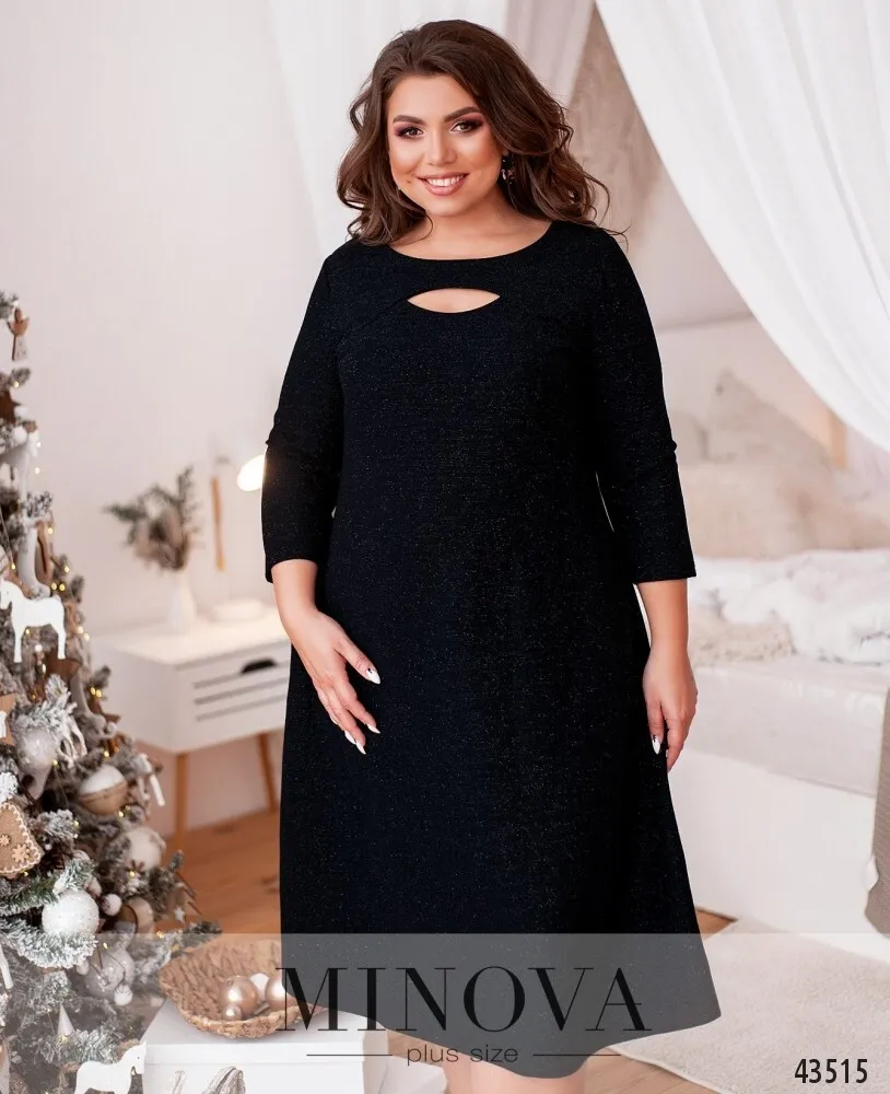 Платье 19-37Б-темно-синий Minova