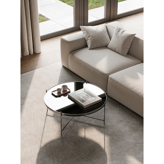 Столик josen, D85 см, черный