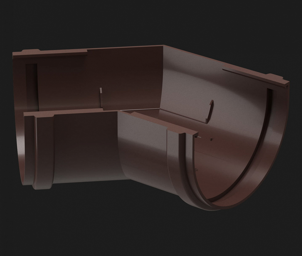 Döcke PREMIUM Угловой элемент 135˚ (Шоколад)