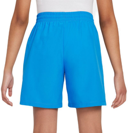 Шорты для мальчика теннисные Nike Boys Dri-Fit Multi+ Training Shorts - light photo blue/white