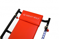 Лежак подкатной низкопрофильный красный GWC-1 Great Wolf