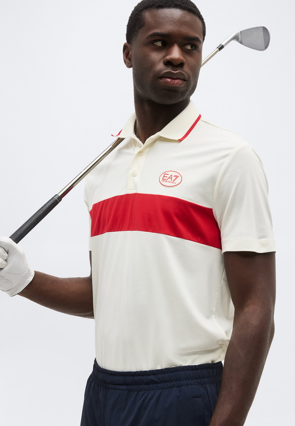EA7 Emporio Armani GOLF PRO  - Футболка-поло - сахарный напиток/молоко