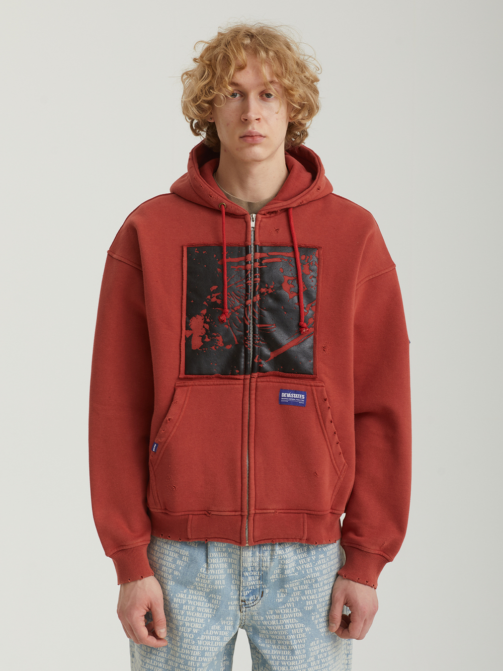 Мужская Толстовка Zip-up - Agony