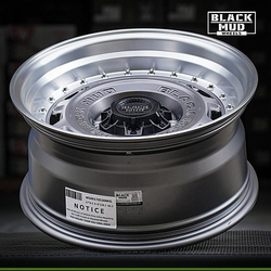 ?Диск колёсный литой BLACK MUD M580C R17 8,0 ET0 Matte Gunmetal/Machine Lip