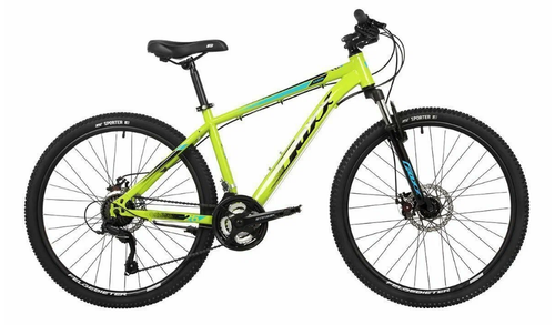 Велосипед FOXX 26" CAIMAN лимонный,сталь, размер 16"