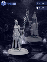 Эльф Жрица Звёздной Сферы миниатюры для настольных игр РНИ,