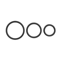 Набор колец для эрекции Cock & Ball rings (3 шт разного диаметра)