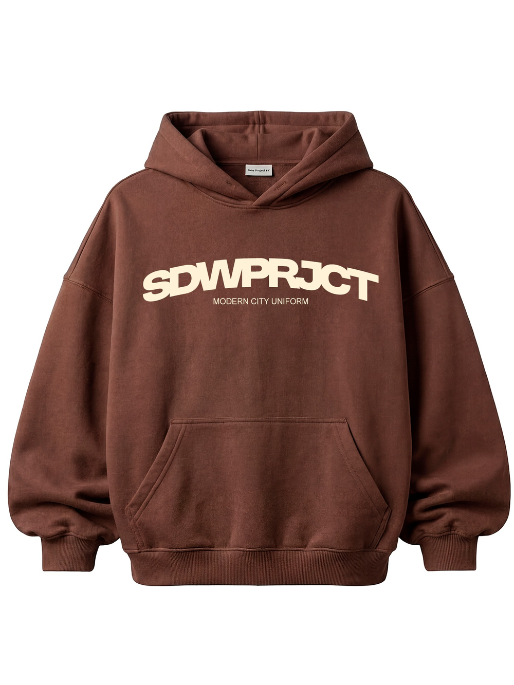 Худи "SDWPRJCT" в коричневом цвете