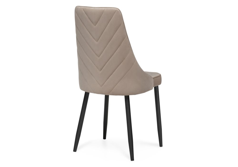 Стул на металлокаркасе Лорд бежевый / черный