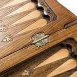 Шахматы + Нарды резные "Арарат" с бронзой 50, Ohanyan ho31113