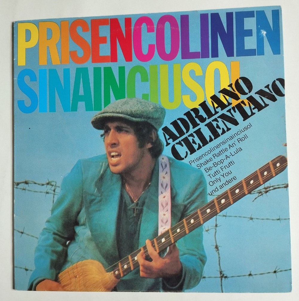 Винтажная виниловая пластинка LP Adriano Celentano Адриано Челентано Prisencolinensinainciusol (Germany 1986)