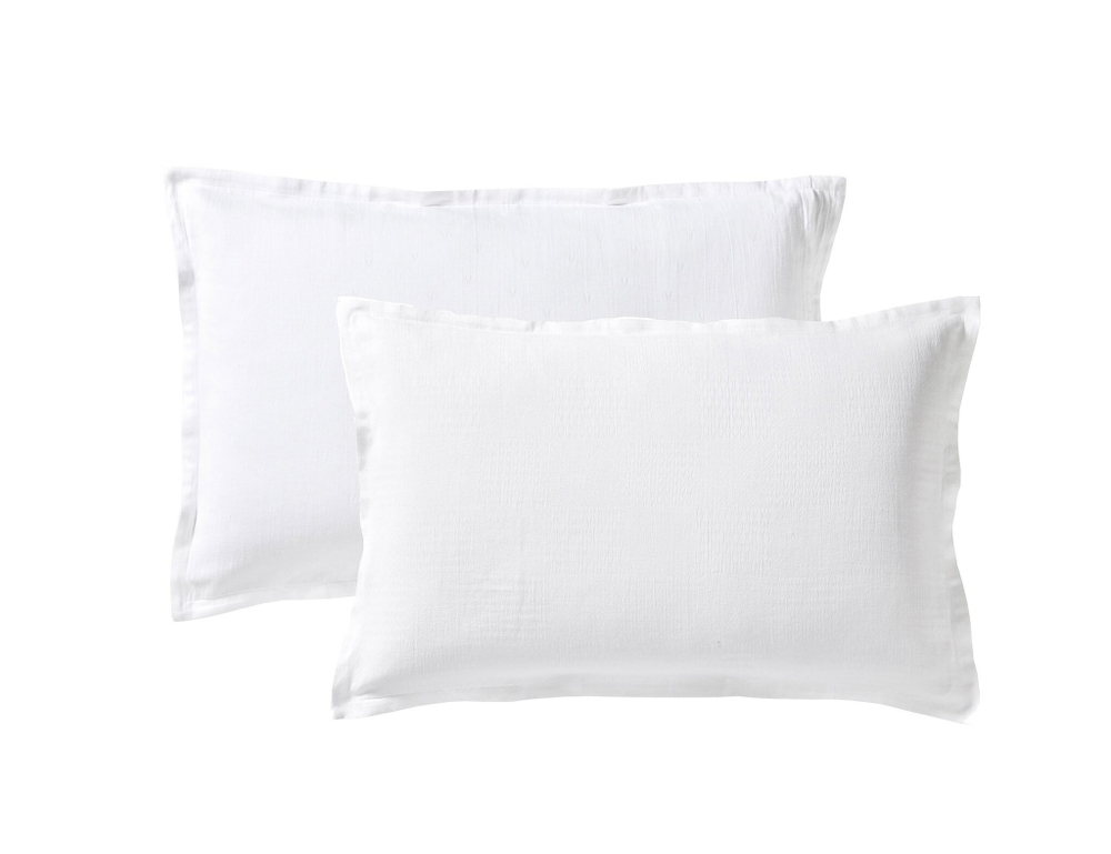 Постельное белье 2 спальное евро Blanc des Vosges Gramines Blanc