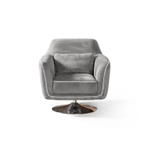 Кресло Marco, искусственная замша Breeze silver