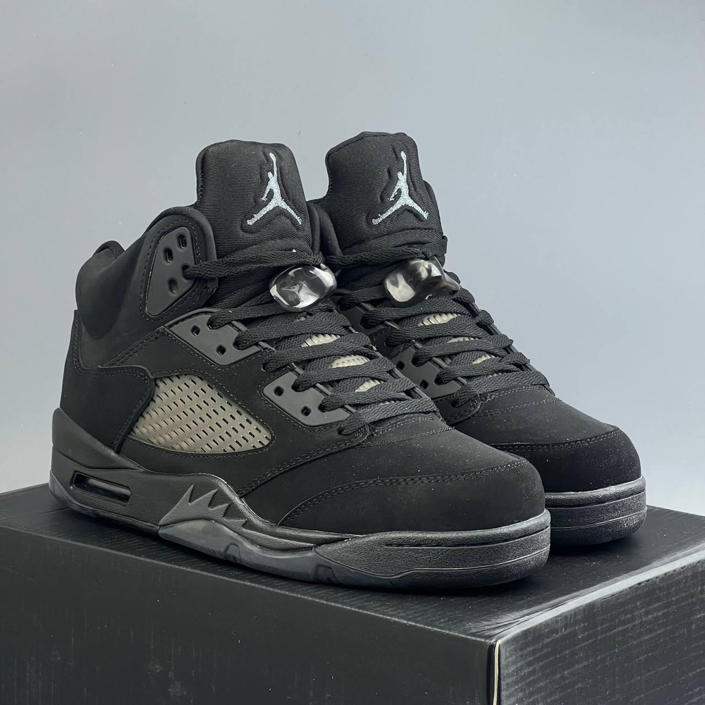 Кроссовки Nike Jordan 5 #282 (черн.)