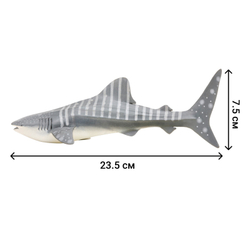 Игрушки фигурки в наборе морские животные (китовая акула, акула, морж, кальмар, окунь и др)