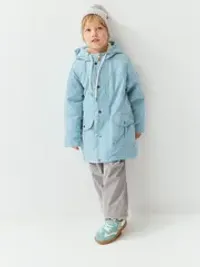 Парка демисезонная на меху "Голубой камень"