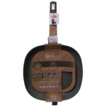 Сковорода квадратная «BAROLY» OLIVA 28*28см индукционная, бакелитовая ручка