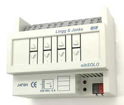 Модуль управления жалюзи LINGG-JANKE J4F6H (89400)  4x канальный Standart, 6А / 250В~