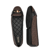 балетки plate moc Michael Kors - коричневый(40R3MKFR1B)