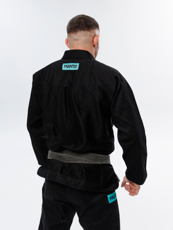 Кимоно MANTO "X5" BJJ Черно-бирюзовое