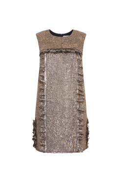 Платье-клоке (Принцесса на горошине), желтое золото