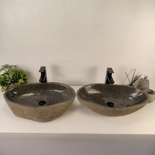 Раковина из речного камня ПАРА! RS-65541 61*36*15 0866