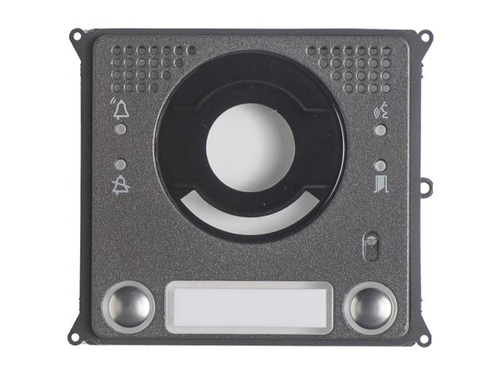 MTMFV2PVR - Фронтальная накладка с 2 кнопками для видеомодуля из окрашенного сплава Zamak
