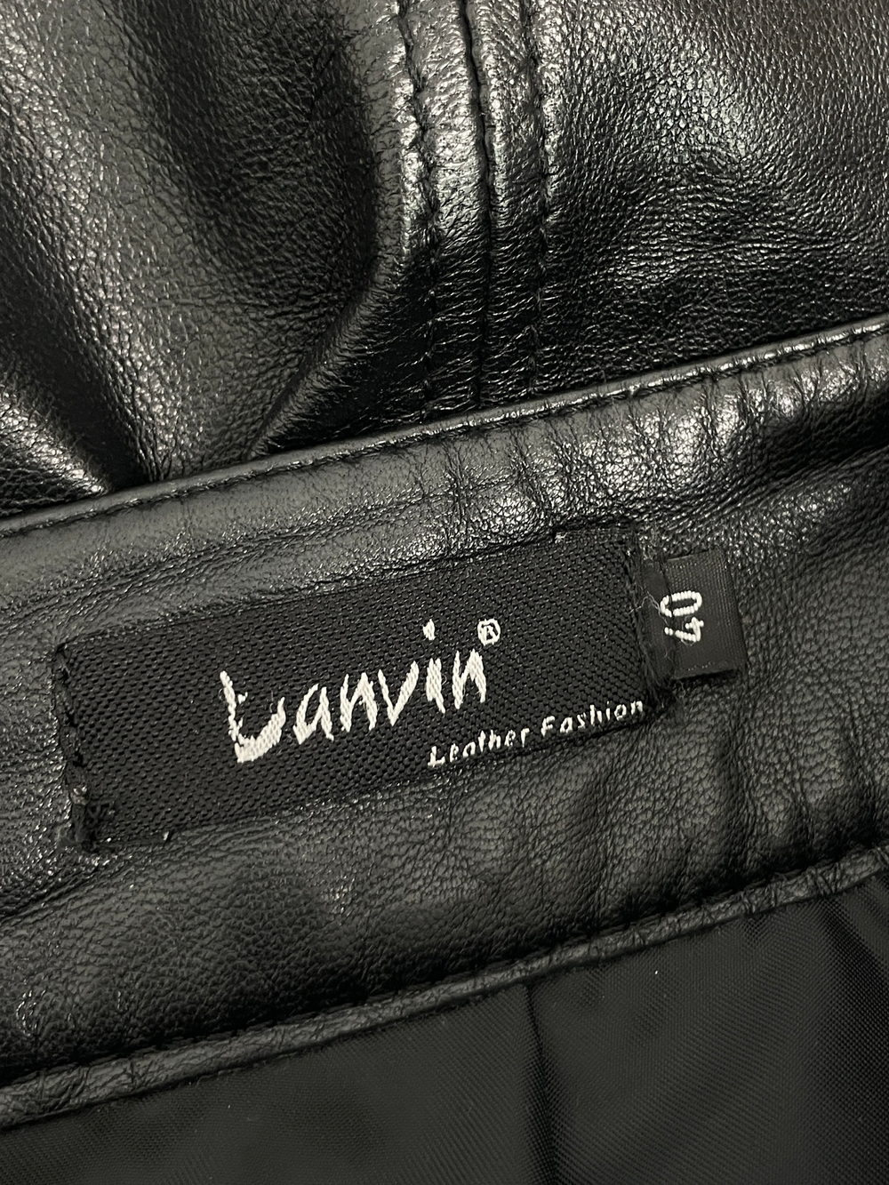 Брюки Lanvin fashion leather