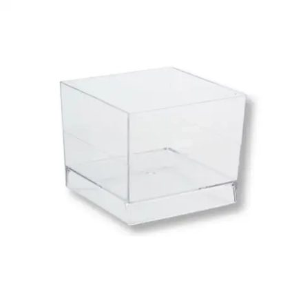 Форма Куб 47х47мм PS, 60мл прозрачная (арт 5017) 15 шт/уп