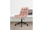 Офисное кресло Woodville Честер розовый, черный, ножки черные