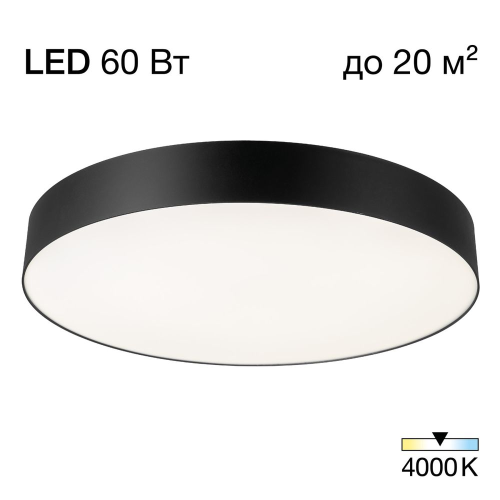 Citilux BART CL755491 LED Светильник потолочный Чёрный