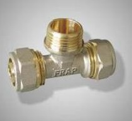 Тройник 2 цанги/штуцер T16*3/4M*16