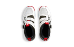 Kawasaki Transcend Collection Textile, Leather Cushioning, Wear Resistant Mid top Badminton Shoes Unisex White Black