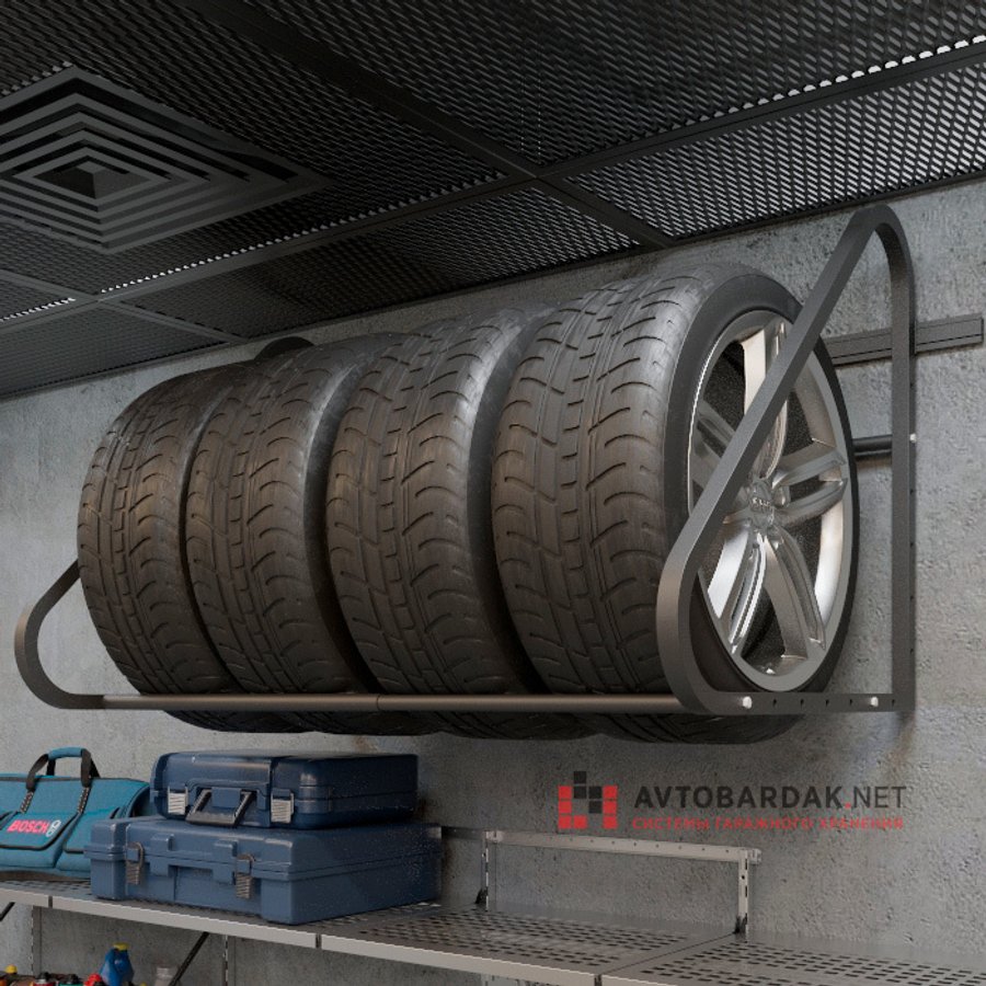 Стойка для колес в гараже (72 фото)
