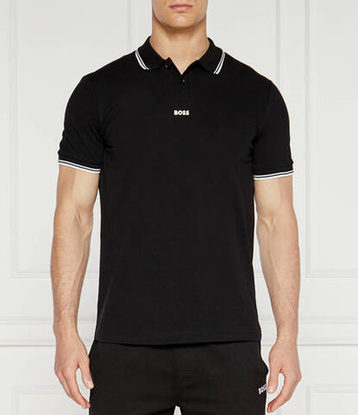 Поло PChup BOSS ORANGE - черный(50468843)