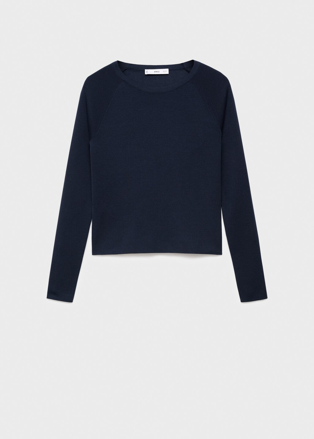 Джемпер из тонкого трикотажа с длинными рукавами